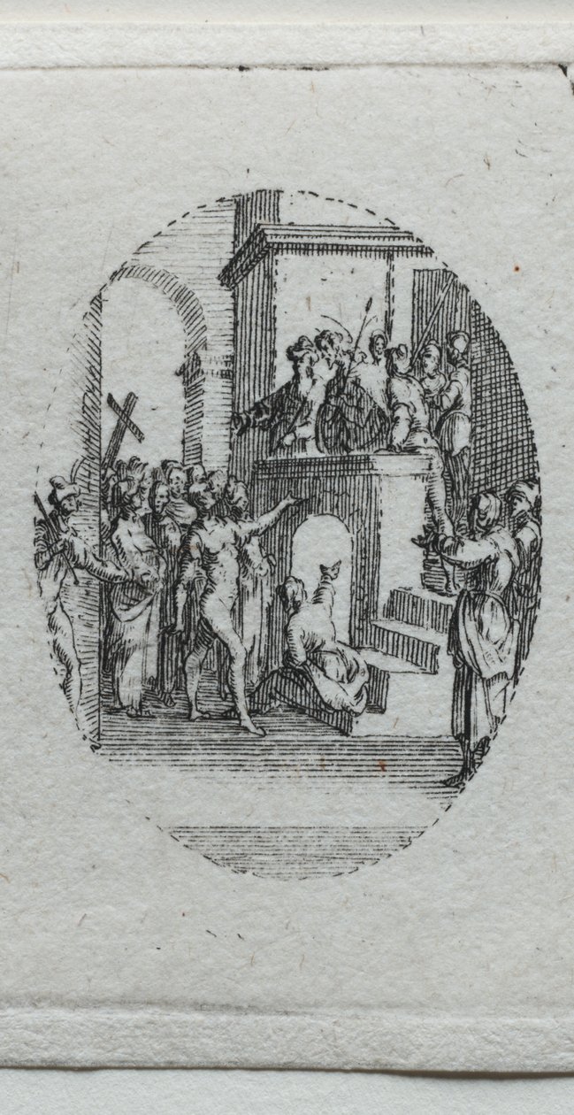 Die Geheimnisse der Passion: Christus dem Volk präsentiert von Jacques Callot