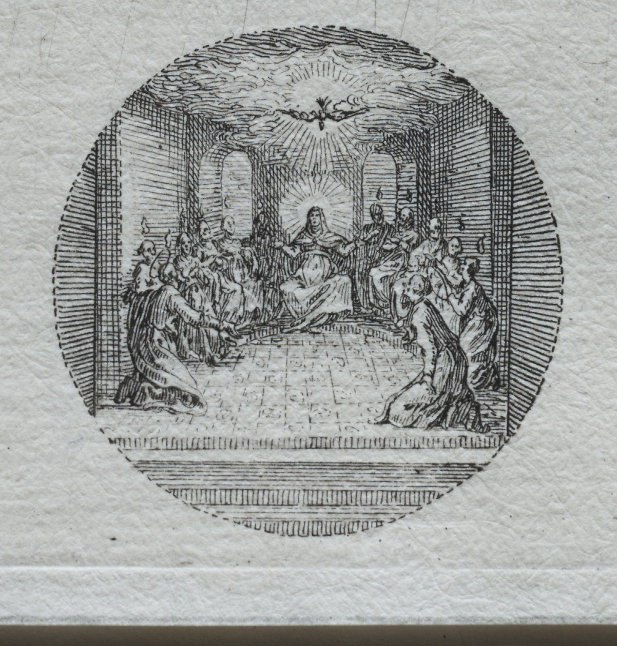 Die Geheimnisse der Passion: Der Abstieg des Heiligen Geistes von Jacques Callot