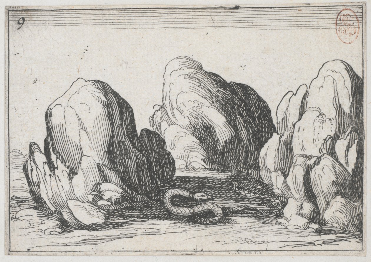 Die Schlange - Nr. 9 aus der Serie von Jacques Callot