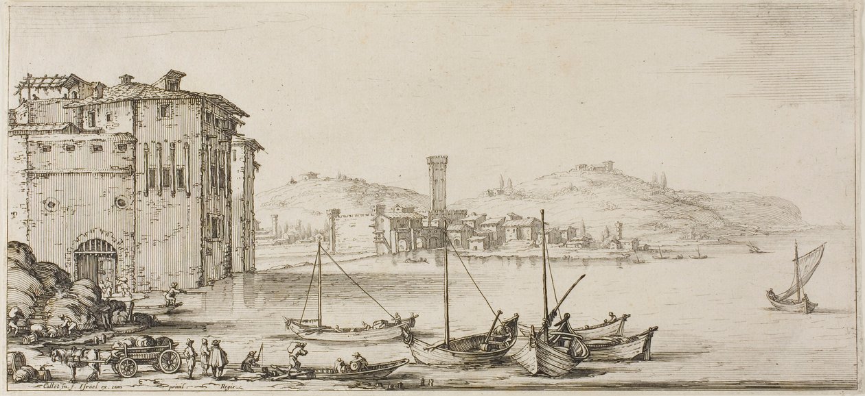 Der Narr oder Scapin, aus Drei italienische Komödianten von Jacques Callot