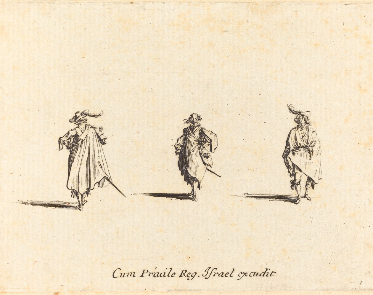 Drei Herren von Jacques Callot