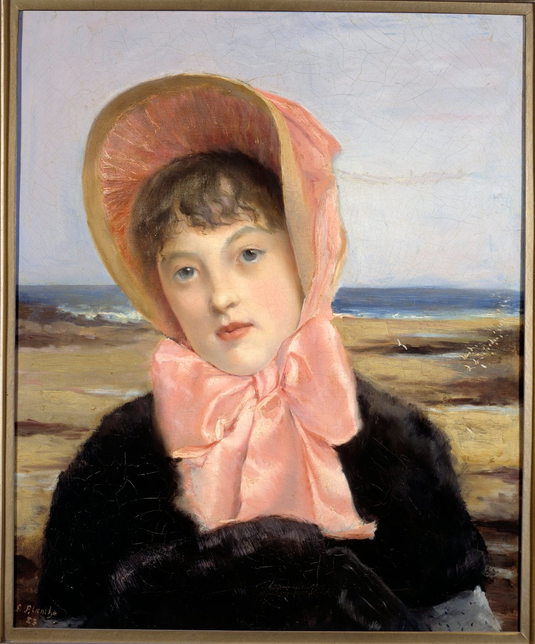 Der rosa Hut von Jacques Emile (Jacques-Emile) Blanche (1861-1942) von Jacques Emile Blanche