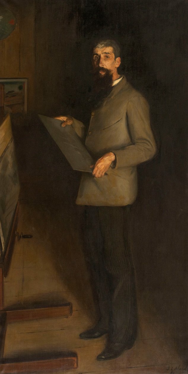 Porträt von Henri Guérard, 1889 von Jacques-Emile Blanche