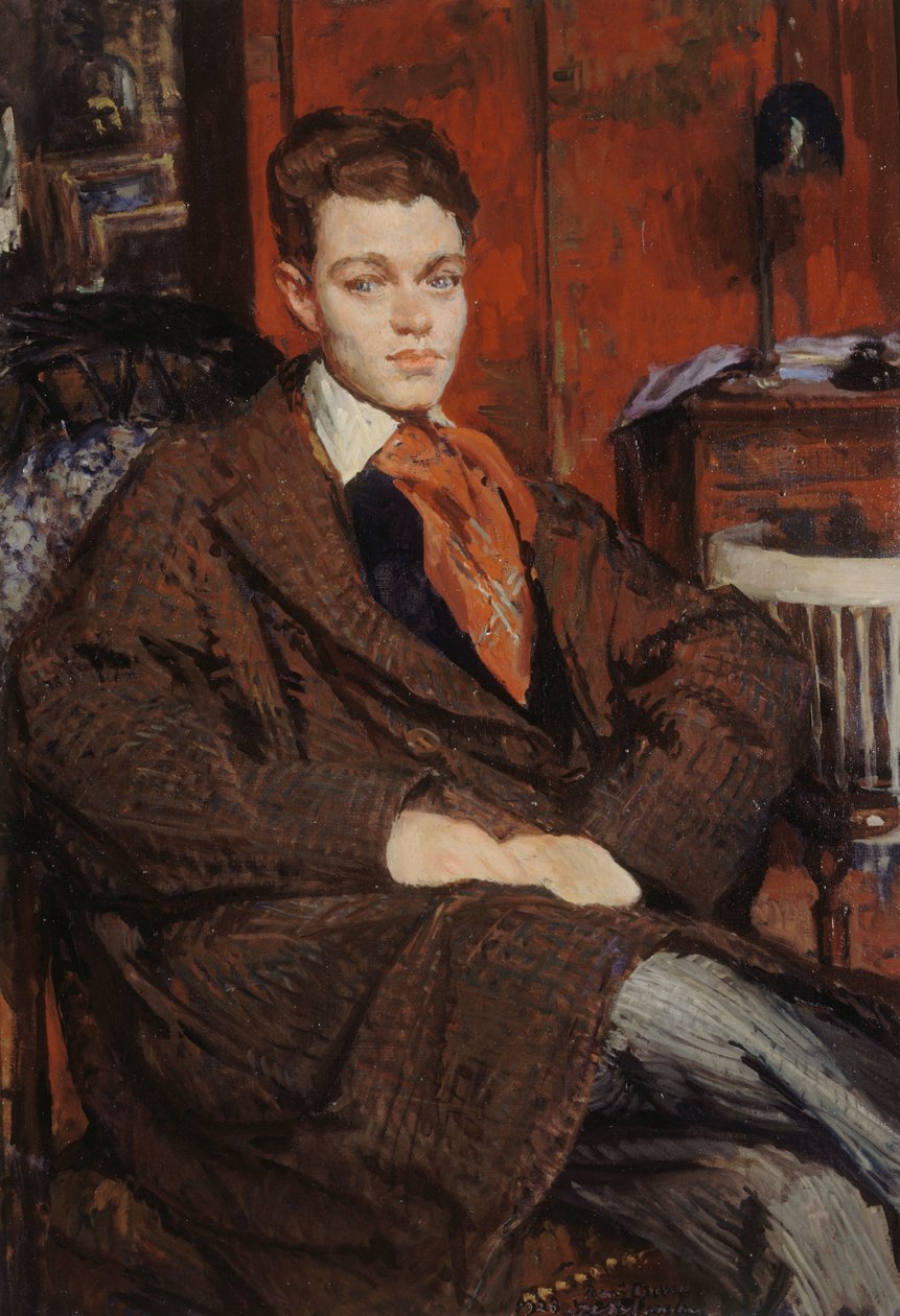 Porträt von René Crevel 1900-1935, 1928 von Jacques Emile Blanche