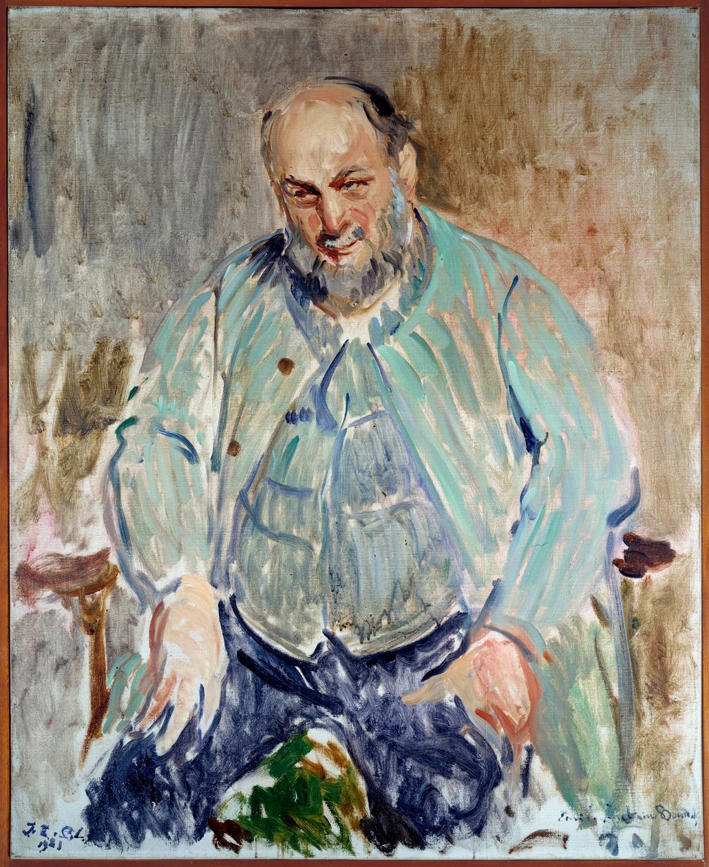 Porträt des französischen Bildhauers Antoine Bourdelle (1861-1929). Gemälde von Jacques Emile Blanche von Jacques Emile Blanche