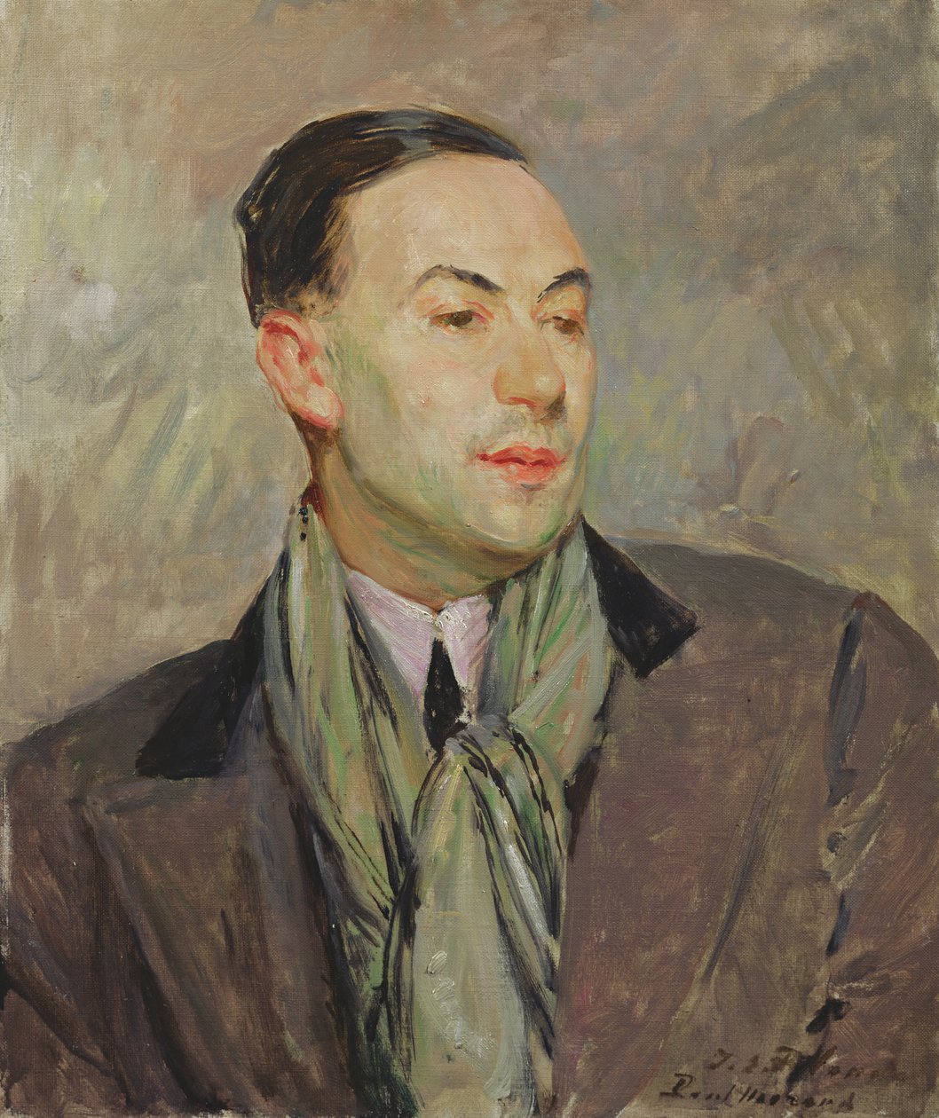 Studie für ein Porträt von Paul Morand (1888-1976) von Jacques Emile Blanche