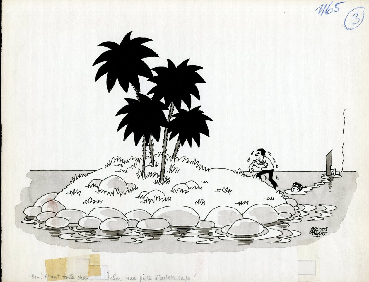 Jours de France, Satirique en N & B von Jacques Faizant