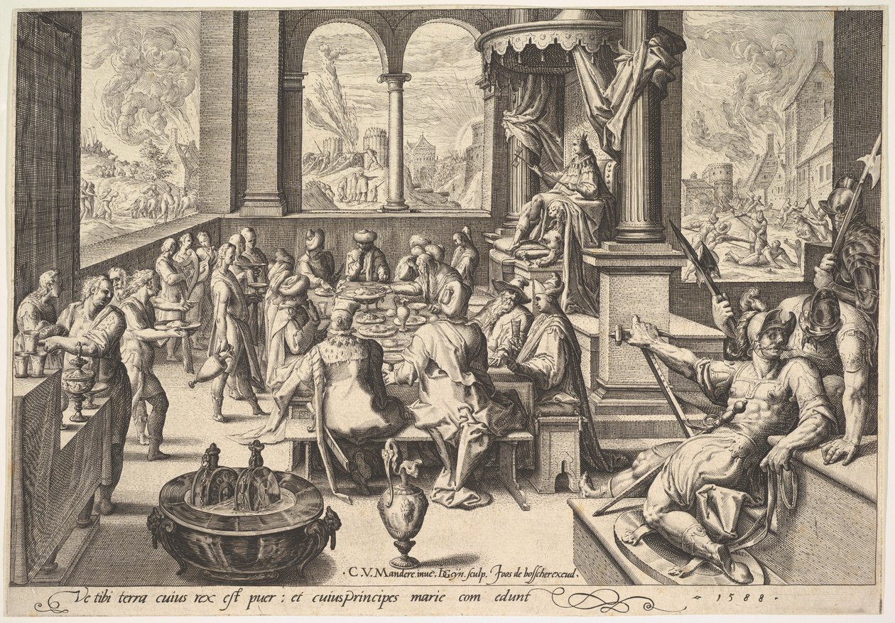 Allegorie der Regierung eines kindischen Königs, 1588 von Jacques II de Gheyn
