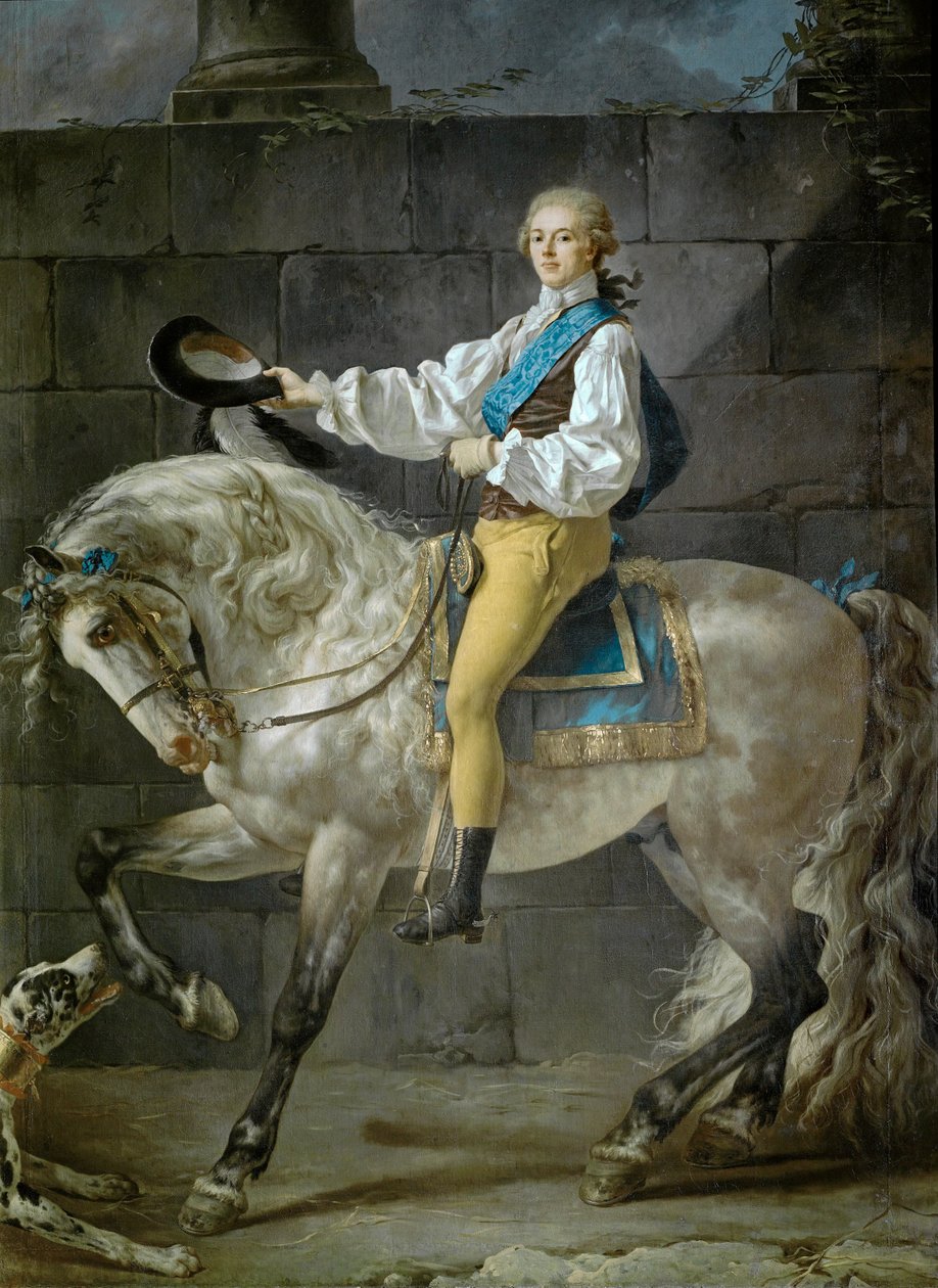 Graf Stanislas Potocki von Jacques Louis David
