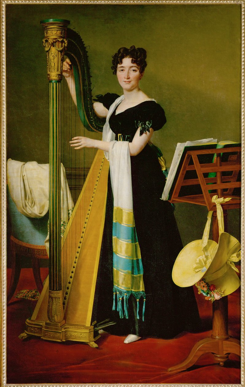 Juliette de Villeneuve, Nichte von Königin Julie, Frau von Joseph Bonaparte von Jacques Louis David
