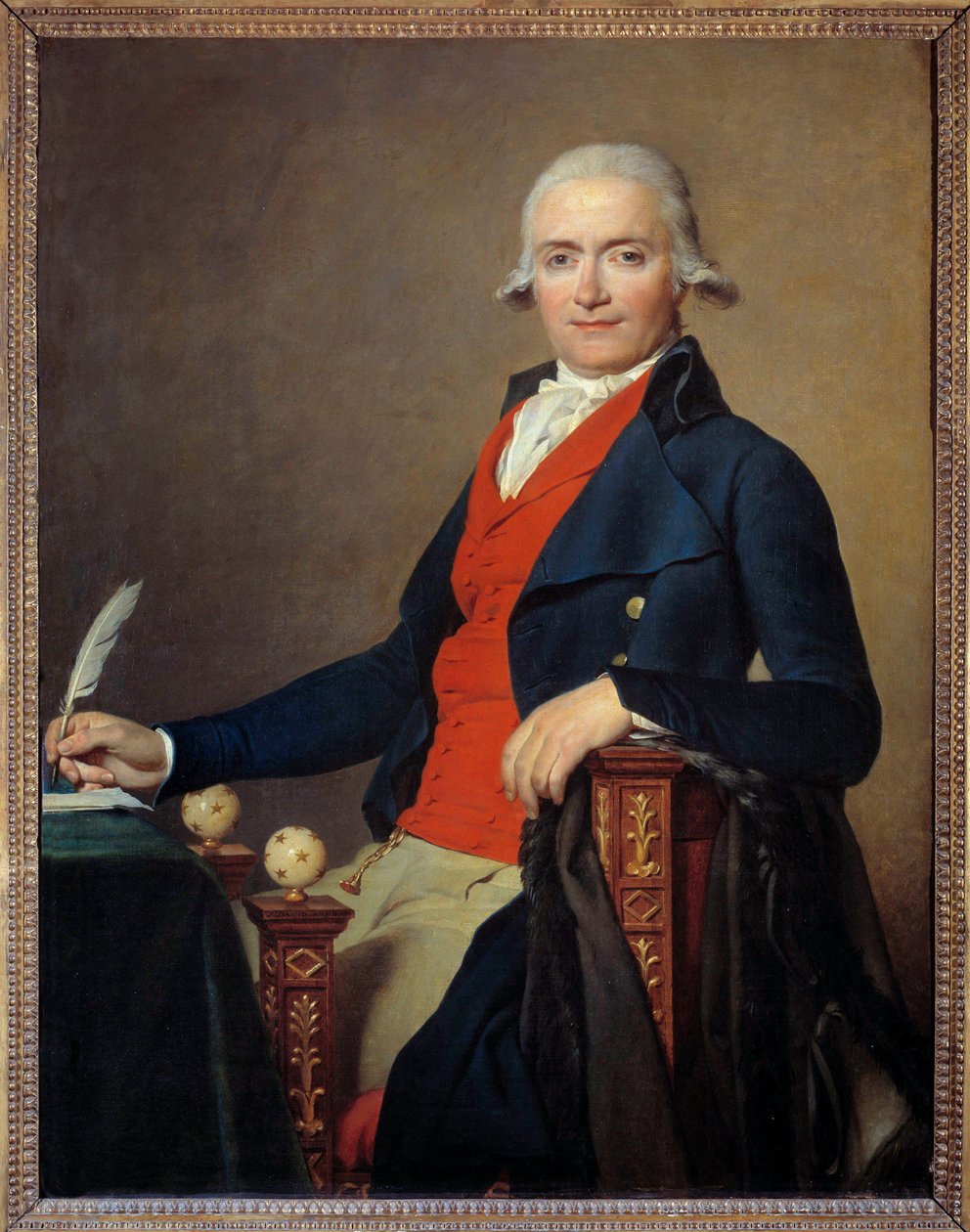 Porträt von Minister Gaspard Meyer (1749-1799) von Jacques Louis David