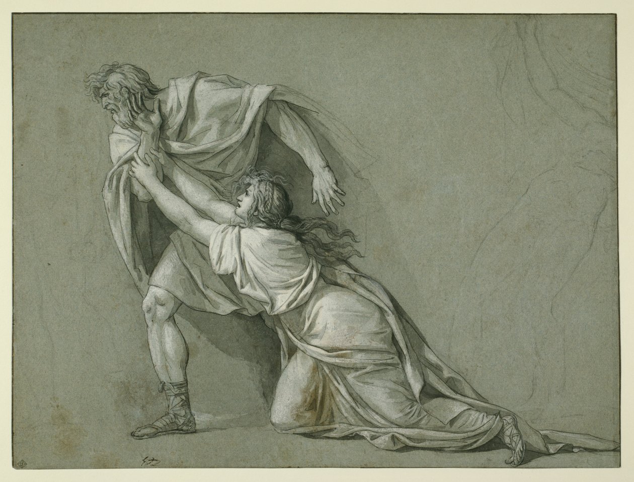 Die Abreise von Marcus Attilius Regulus nach Karthago von Jacques Louis David