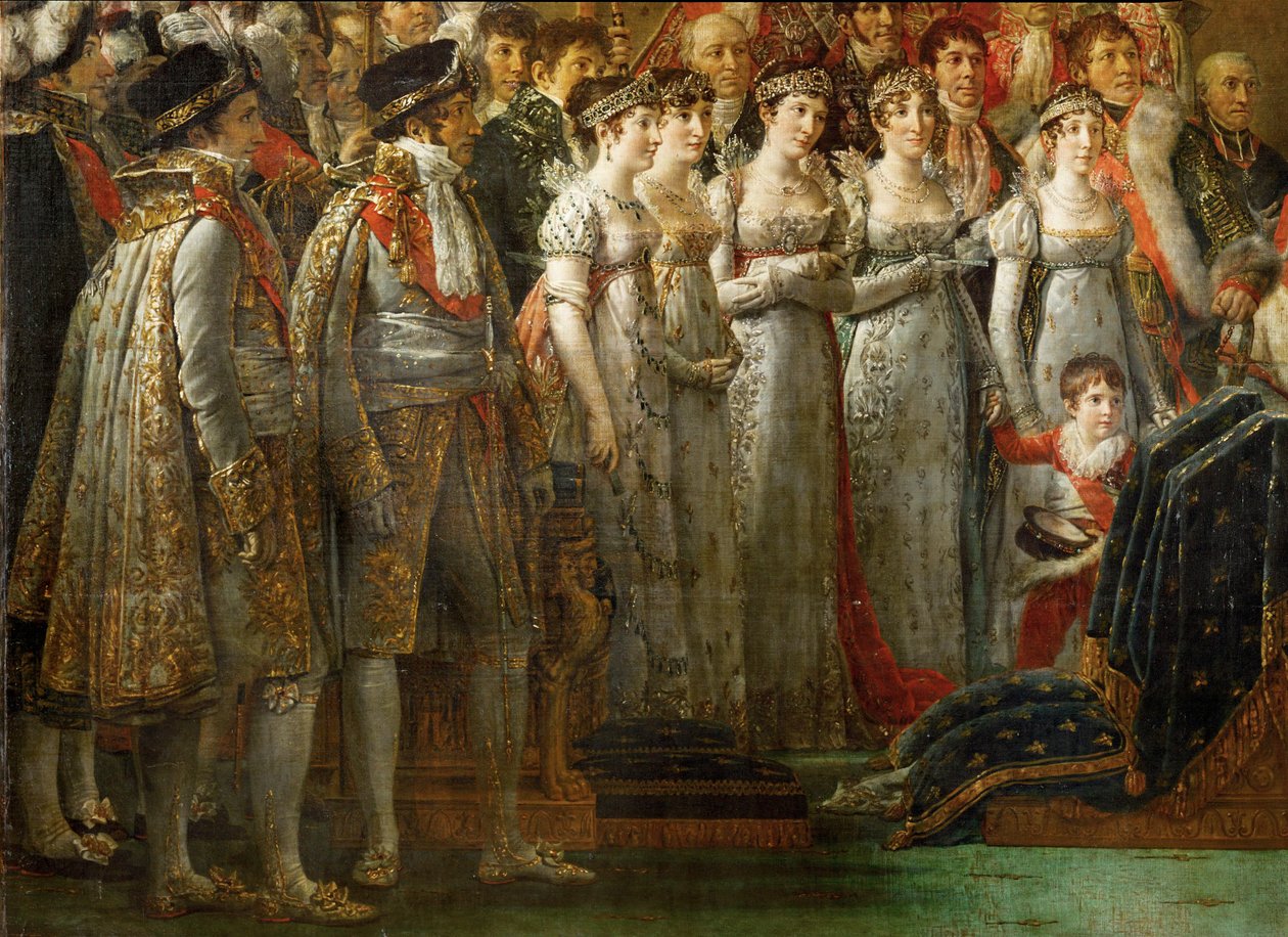 Die Krönung von Kaiser Napoleon I. Bonaparte von Jacques Louis David