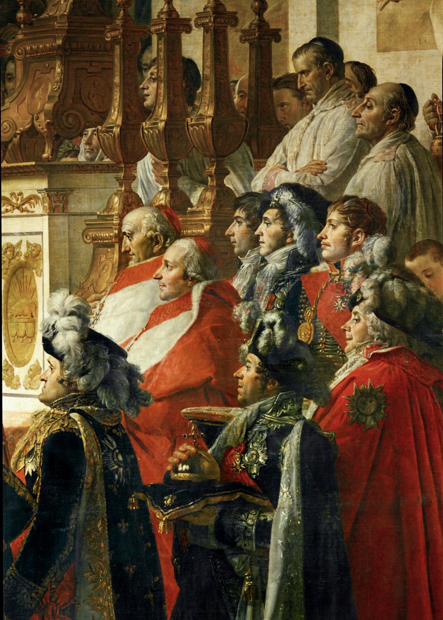 Die Krönung von Kaiser Napoleon I. Bonaparte von Jacques Louis David