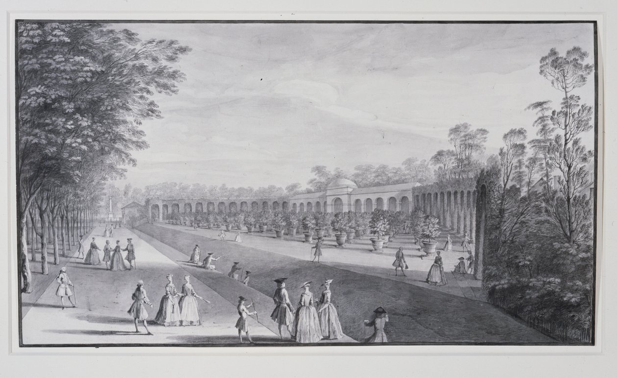 Orangerie und Ha-Ha, Lord Burlingtons Villa von Jacques Rigaud