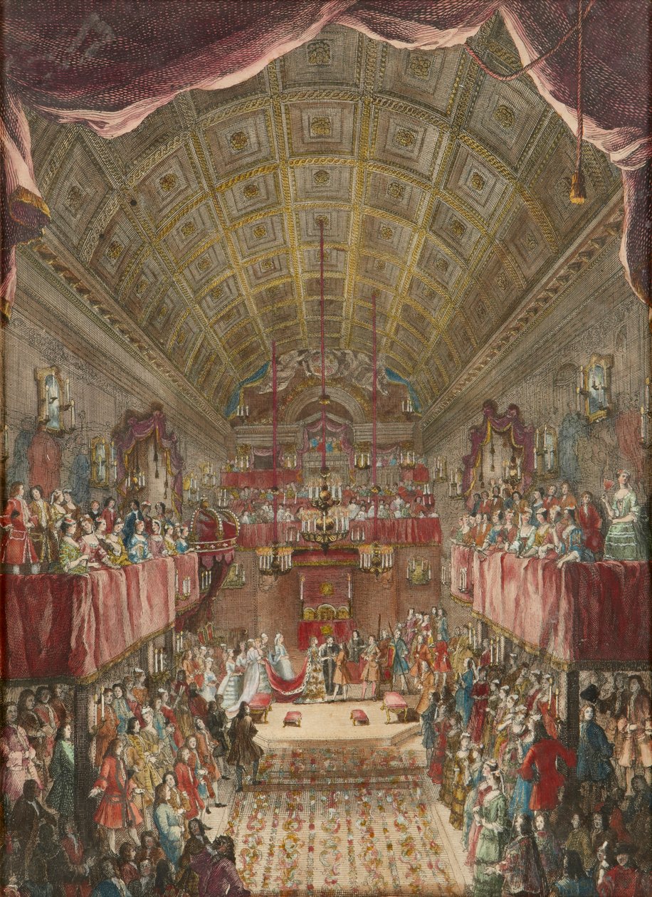 Die Hochzeit von Prinzessin Anne mit Wilhelm IV., Prinz von Oranien von Jacques Rigaud