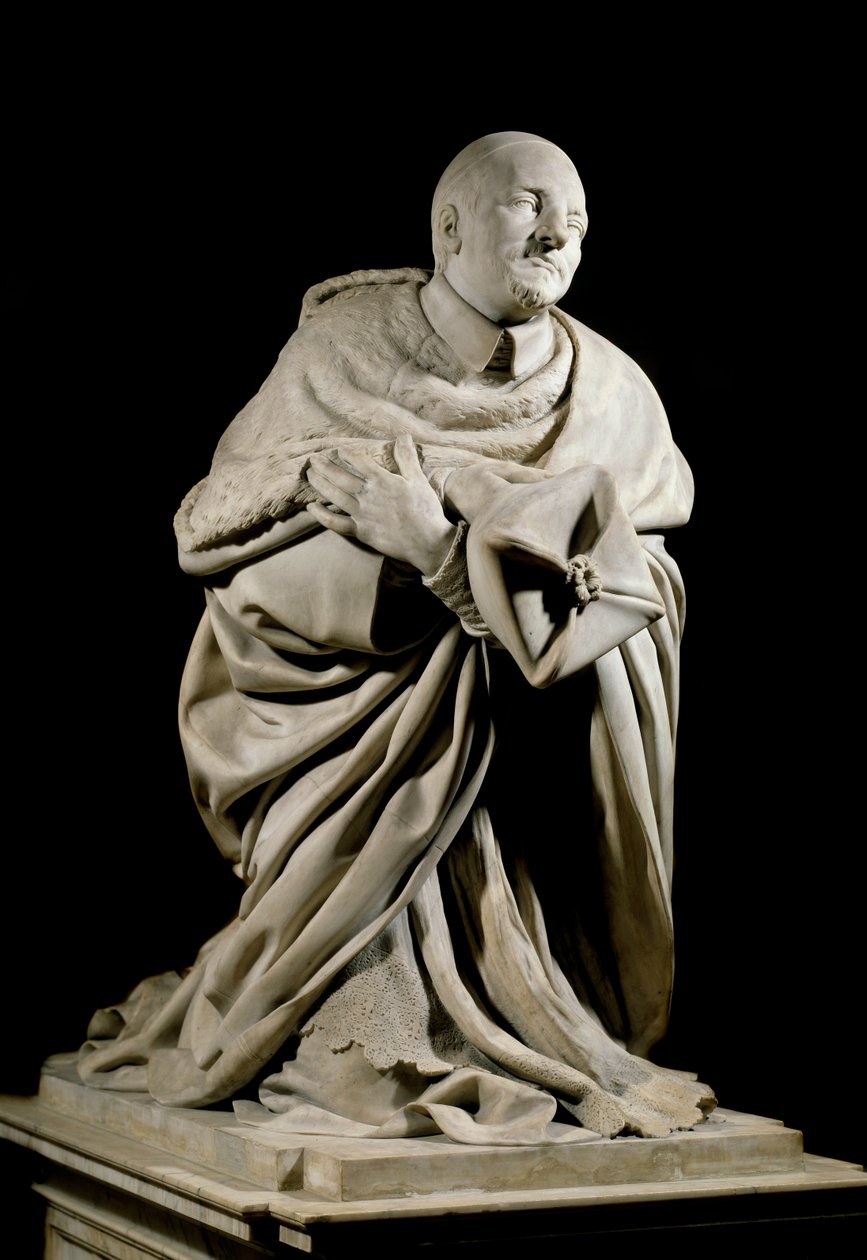Denkmal zu Ehren von Kardinal Pierre de Berulle (1575-1629), Gründer der Säkularen Kongregation des Oratoriums von Jacques Sarazin
