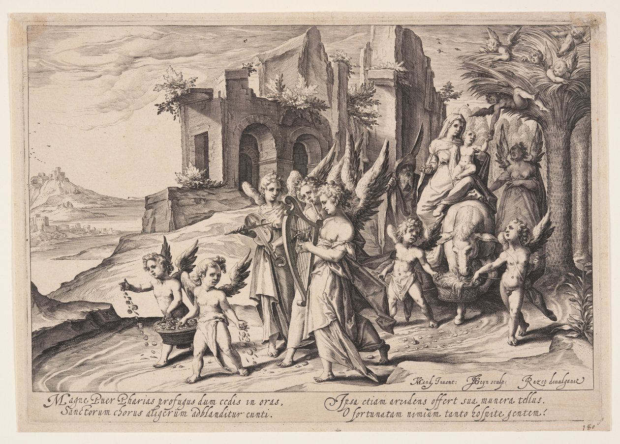 Rückkehr aus der Flucht nach Ägypten von Jacques de Gheyn II