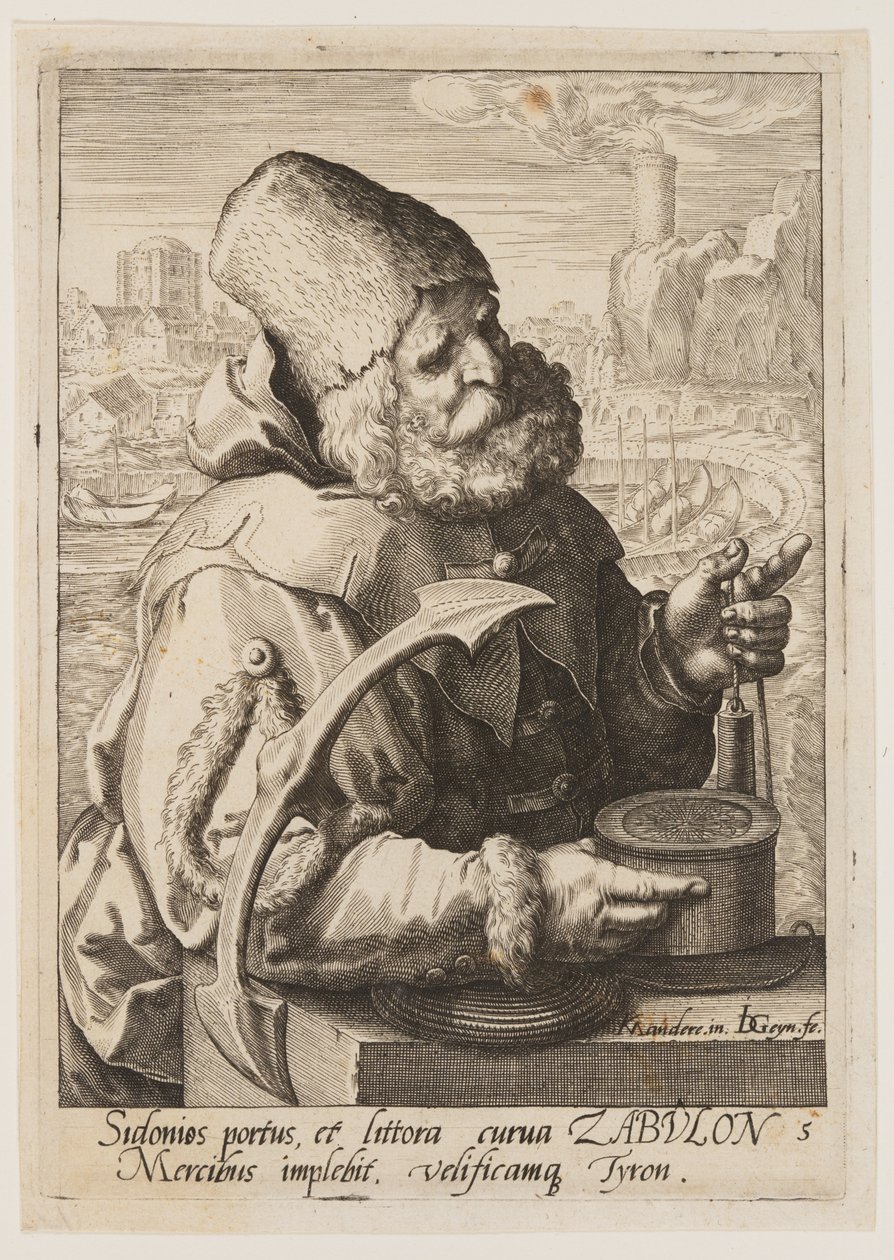Zebulon, aus Die zwölf Söhne Jakobs von Jacques de Gheyn II
