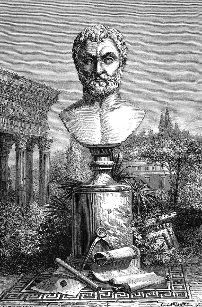 Thales von Milet, griechischer Wissenschaftler und Philosoph von Jaime Abecasis