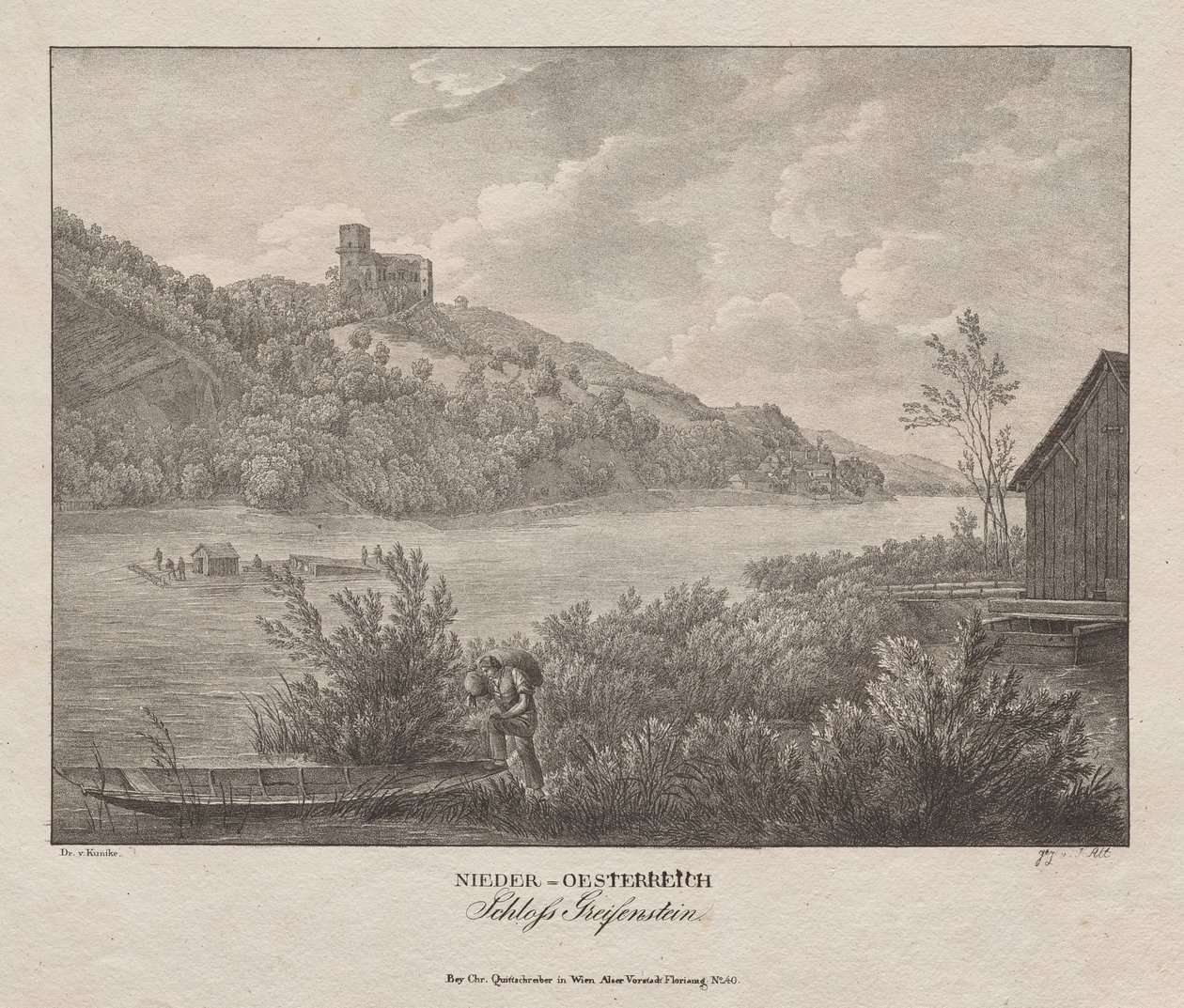 Niederösterreich, Schloss Greifenstein von Jakob Alt