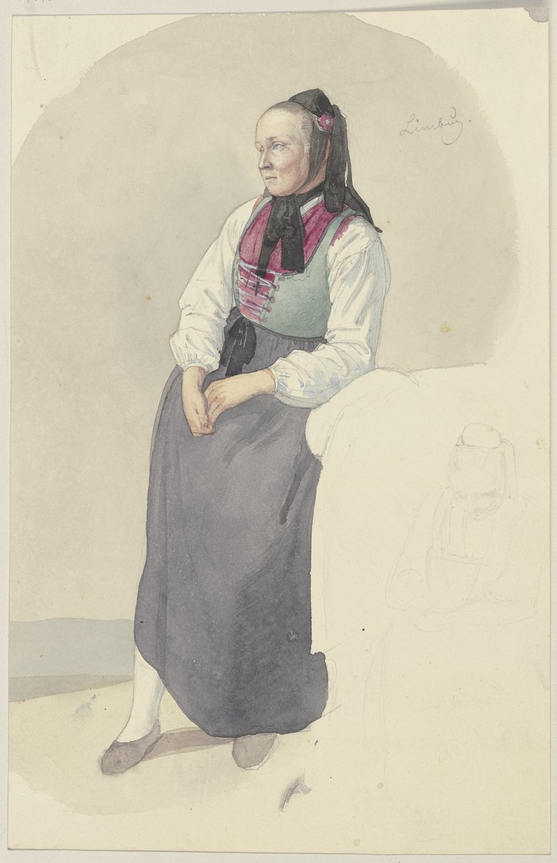 Hessische Bäuerin von Jakob Becker