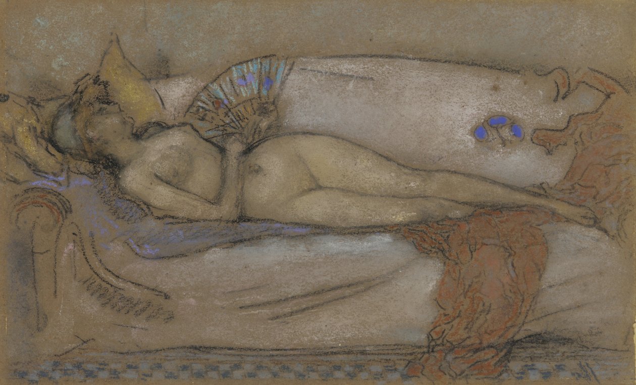 Für das Pastell: Rose und Opal, ca. 1885-95 von James Abbott McNeill Whistler
