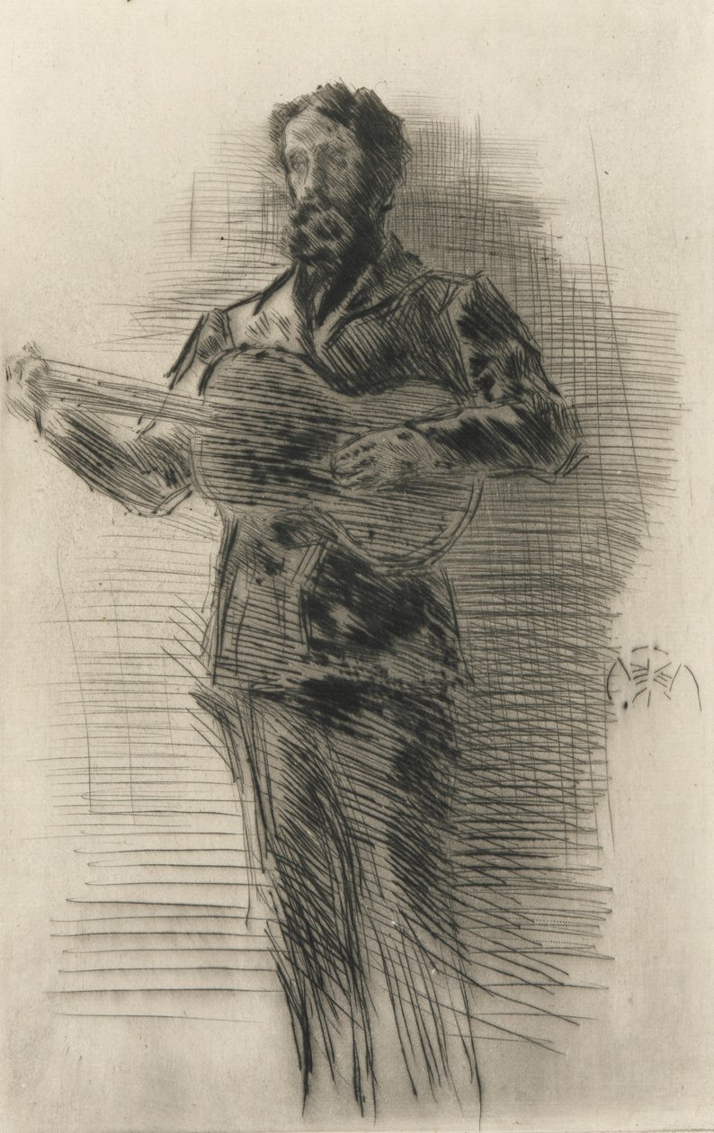 Die Gitarrenspielerin, 1875 von James Abbott McNeill Whistler