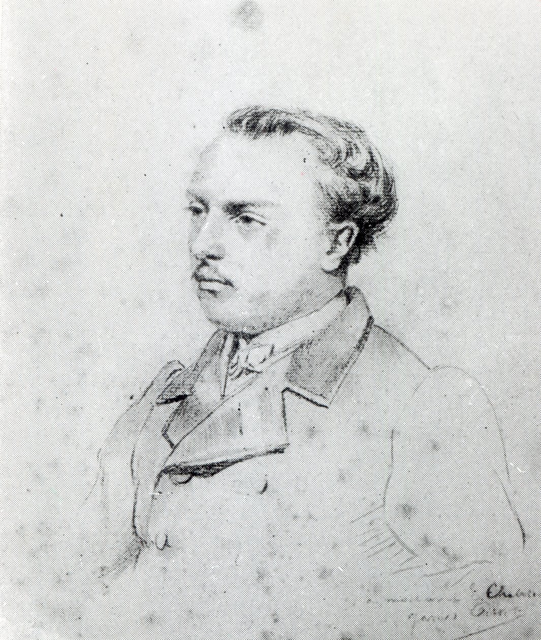 Emmanuel Chabrier im Alter von 20 Jahren von James Jacques Joseph Tissot