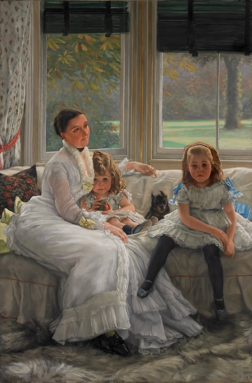 Porträt von Mrs. Catherine Smith Gill und zwei ihrer Kinder von James Jacques Joseph Tissot