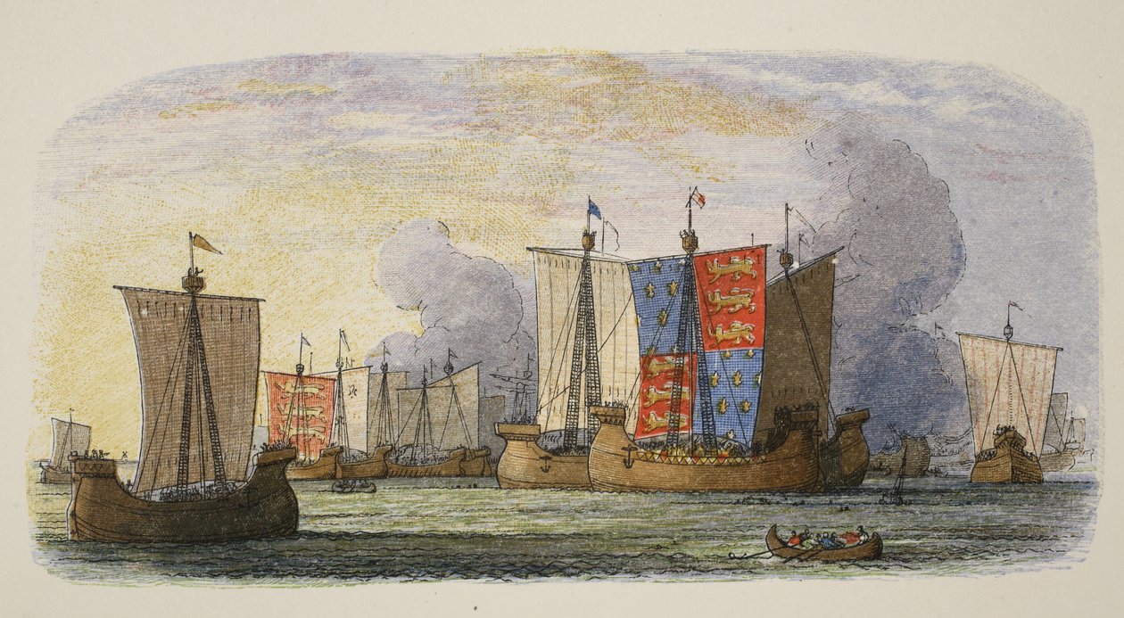 Schlacht von Sluys, 1340, aus 