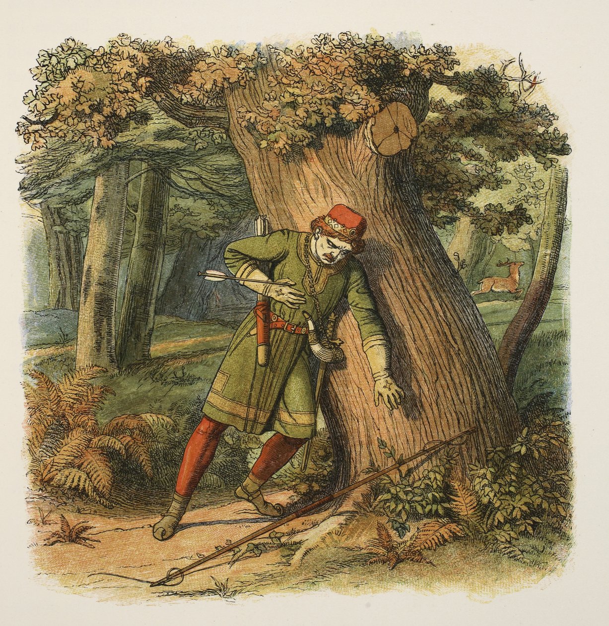 Tod von Wilhelm dem Roten, oder Rufus, 1100, aus 