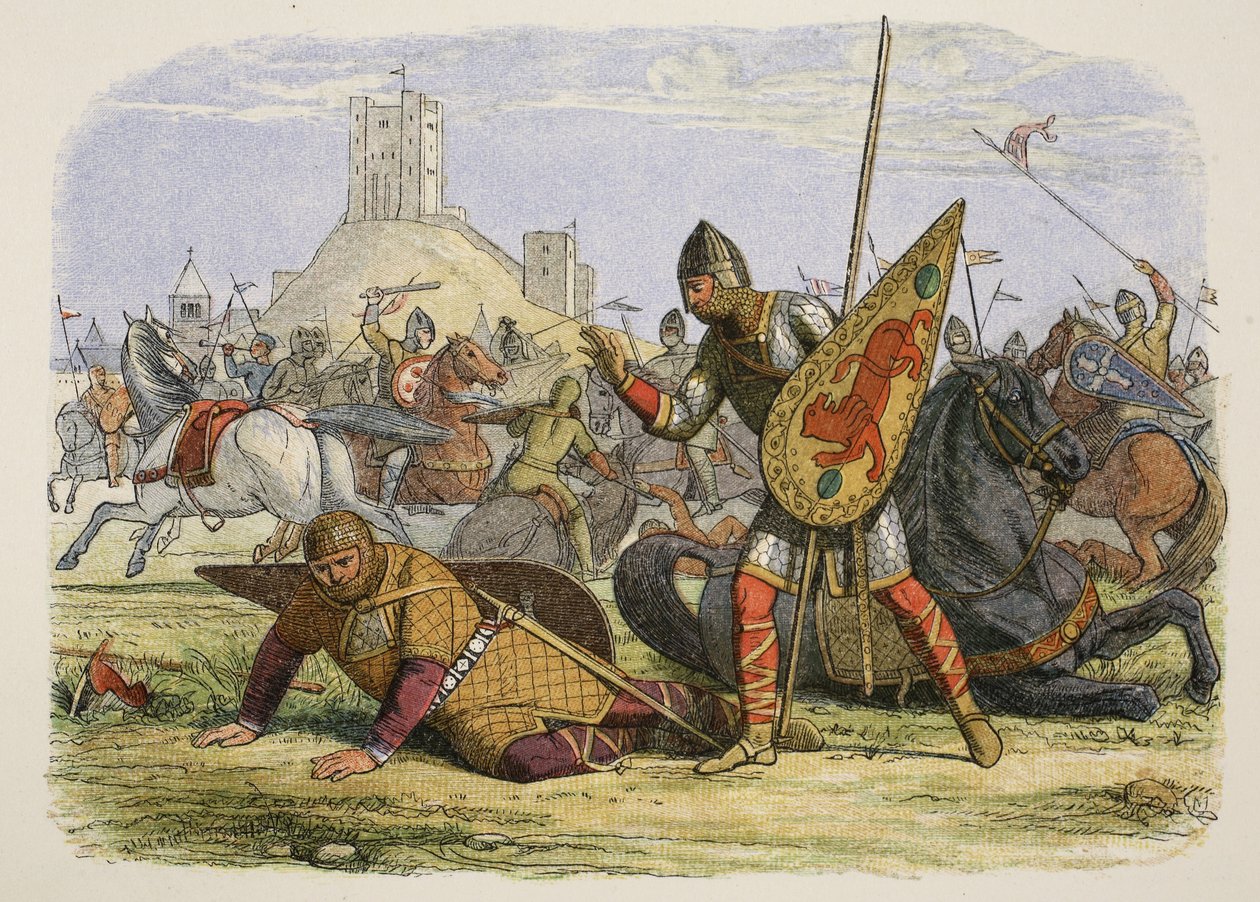 Robert verwundet seinen Vater, König Wilhelm I., Januar 1079, aus 