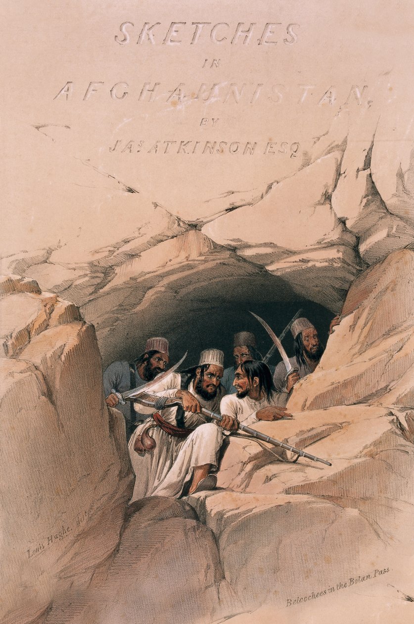 Belutschen im Bolan-Pass von James (after) Atkinson