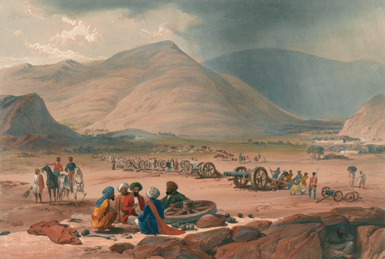 Das Dorf Urghundee von James (after) Atkinson
