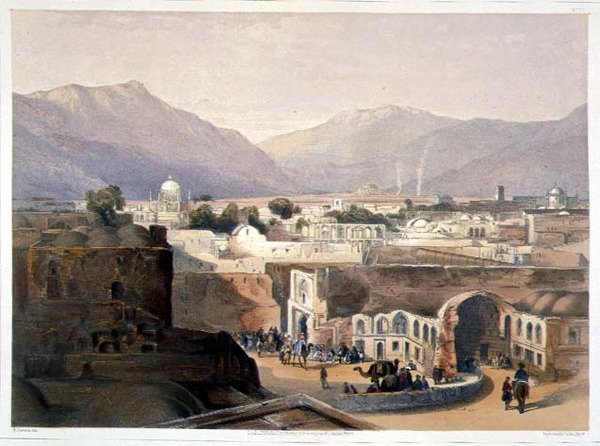 Innenraum der Stadt Kandahar vom Haus des Sirdar 