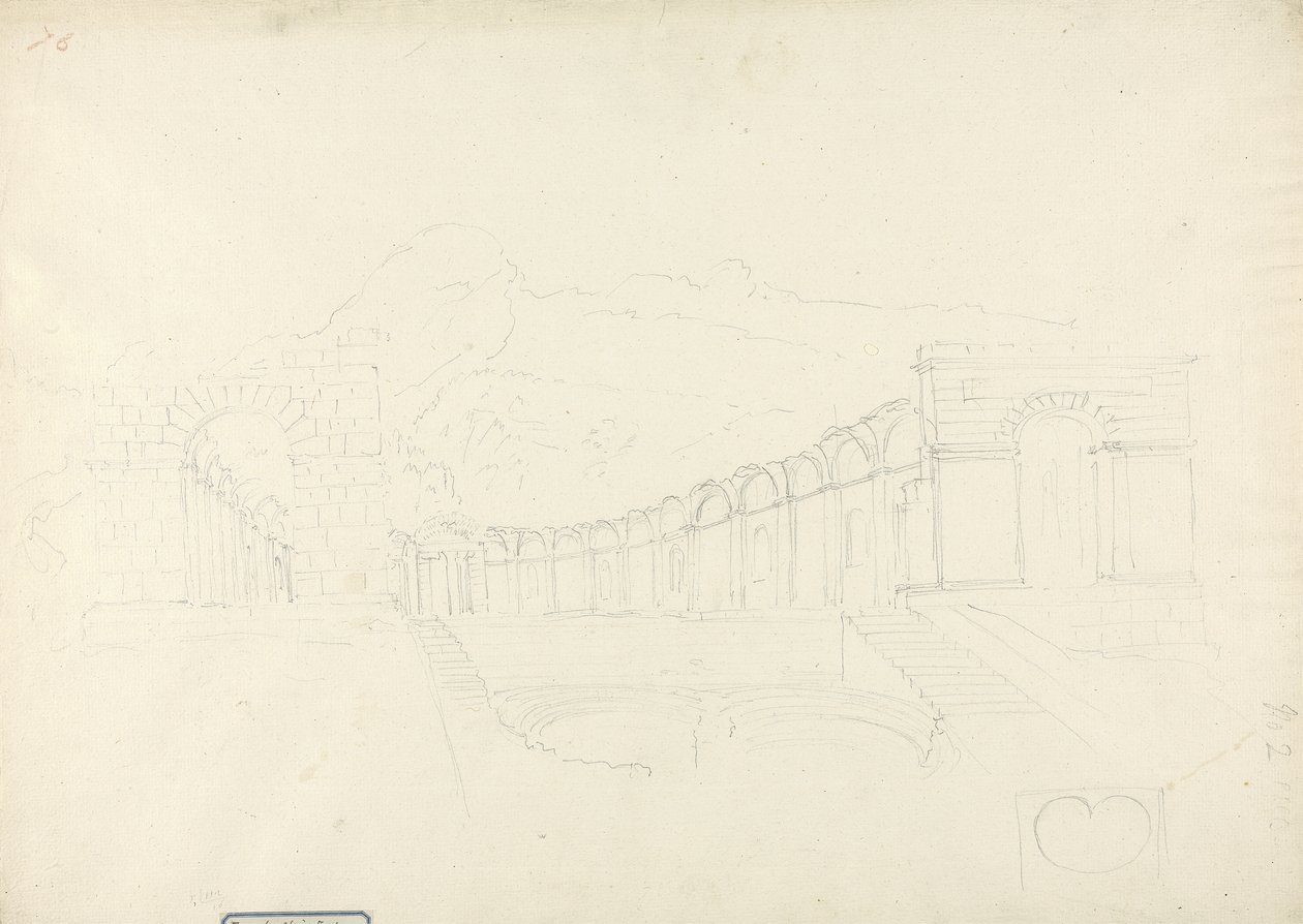 Tempel über der Quelle in Zaghouan von James 1730 94 Bruce
