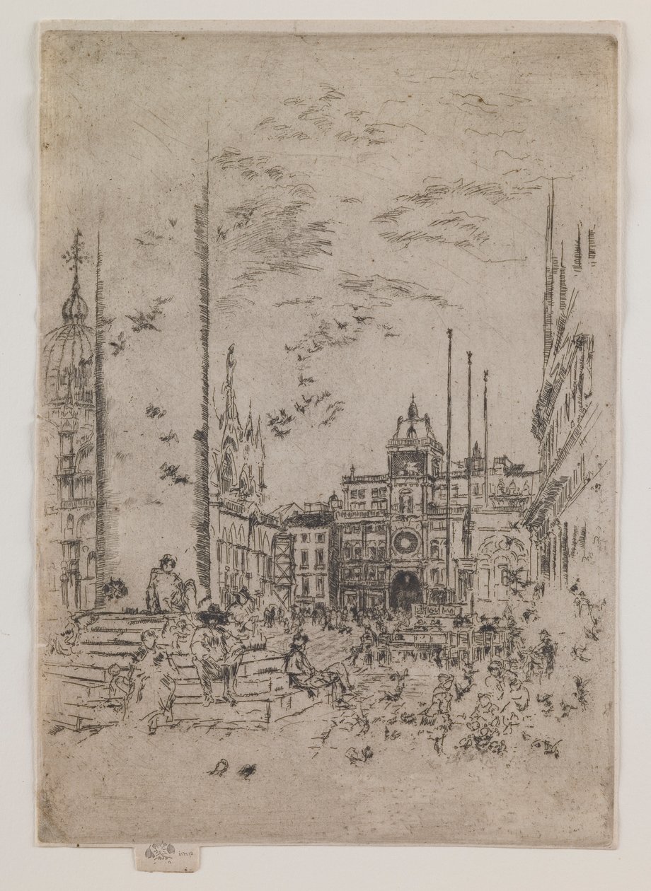 Die Piazzetta von James Abbott McNeill Whistler