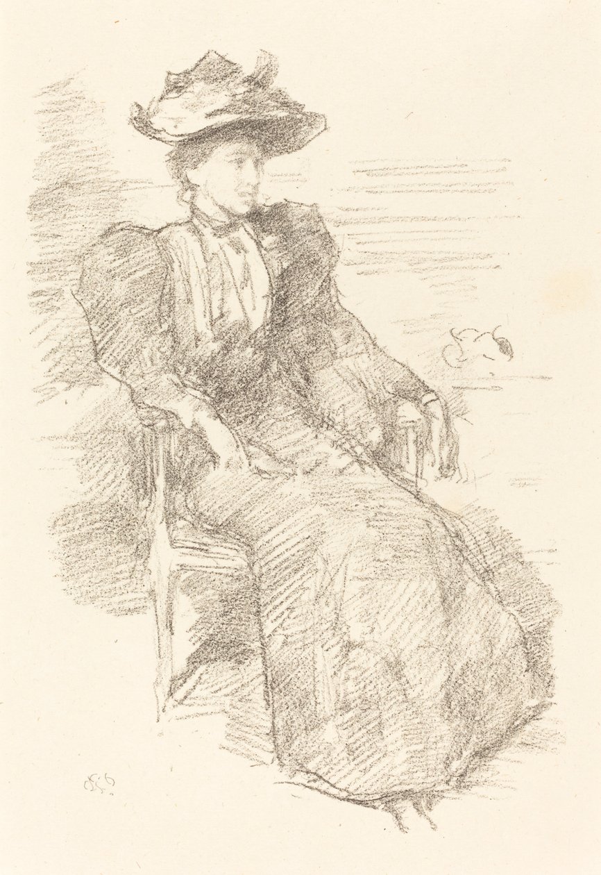 Ein Porträt: Mildred Howells, 1894-1896 von James Abbott McNeill Whistler