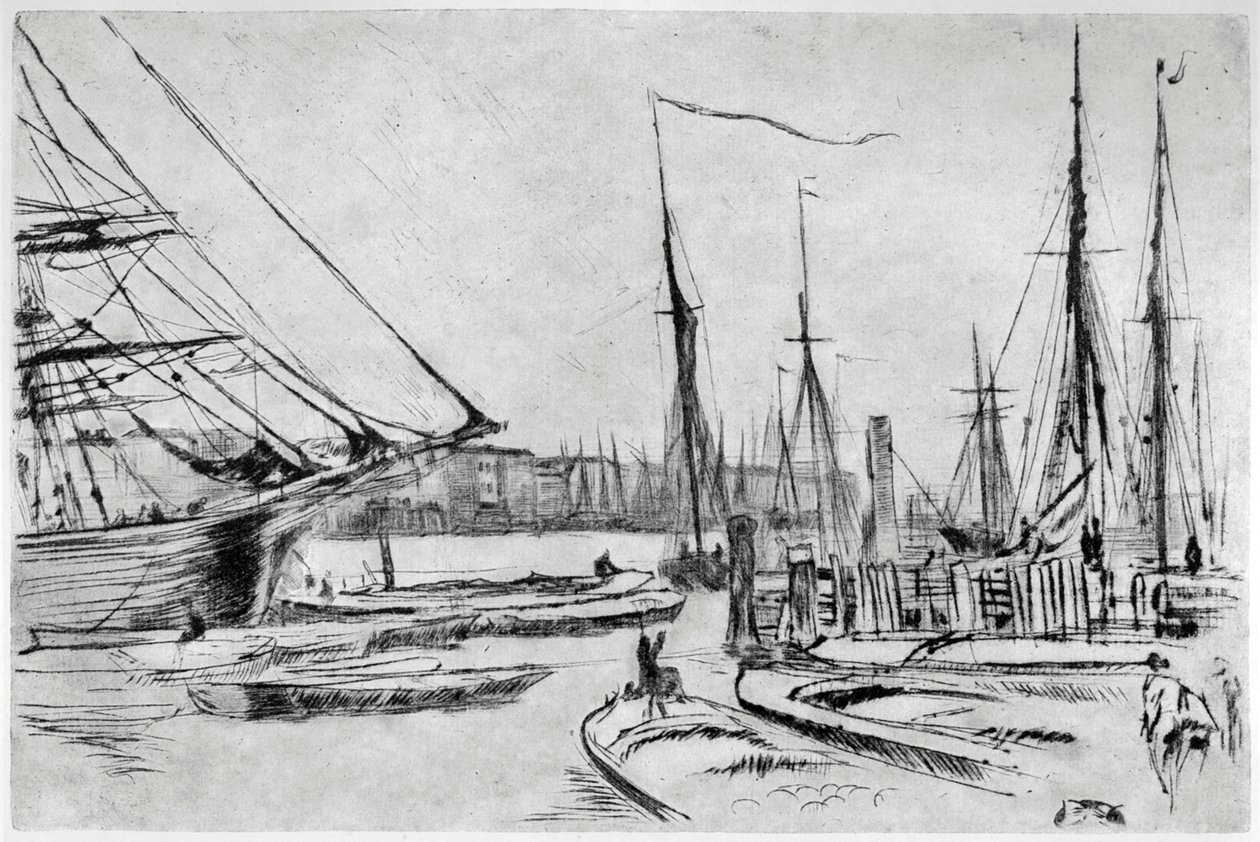 Eine Skizze aus Billingsgate, 19. Jahrhundert 1904 von James Abbott McNeill Whistler