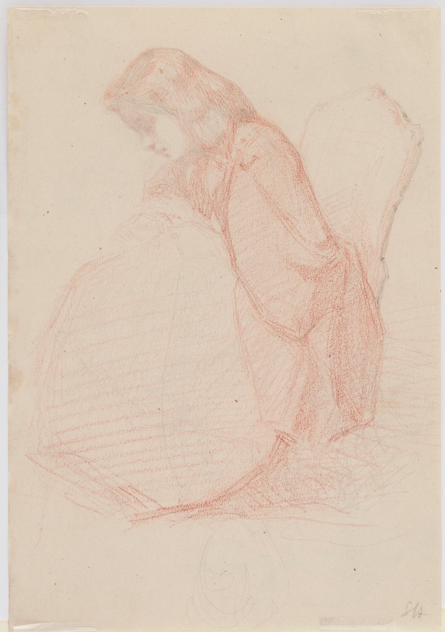Eine zweiseitige Zeichnung von Fumette und tanzenden Clowns von James Abbott McNeill Whistler