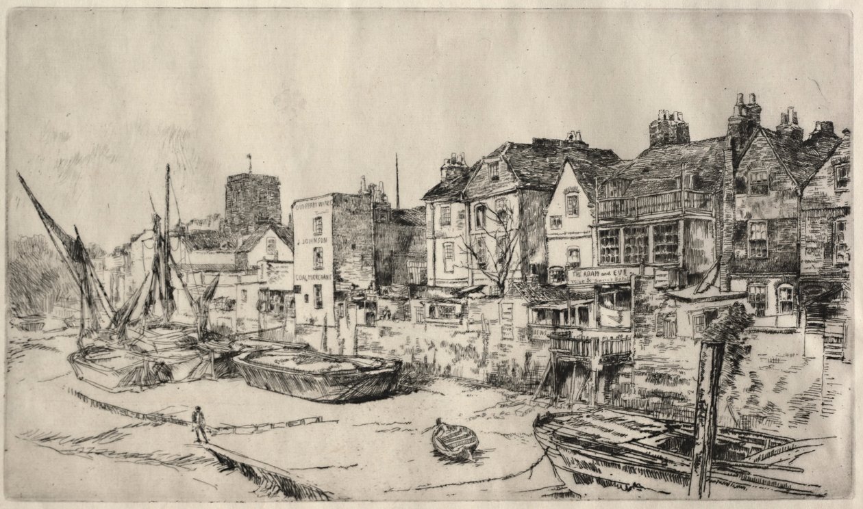 Adam und Eva Taverne, Old Chelsea von James Abbott McNeill Whistler