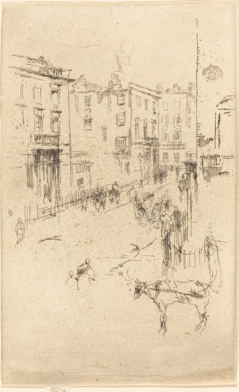 Alderney Street, ca. 1880-1881 von James Abbott McNeill Whistler