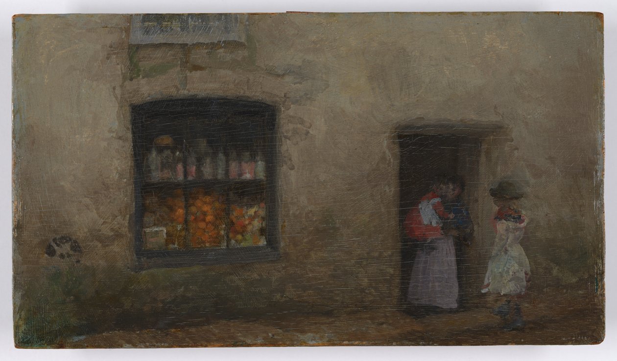 Eine Orange Note: Süßwarenladen von James Abbott McNeill Whistler