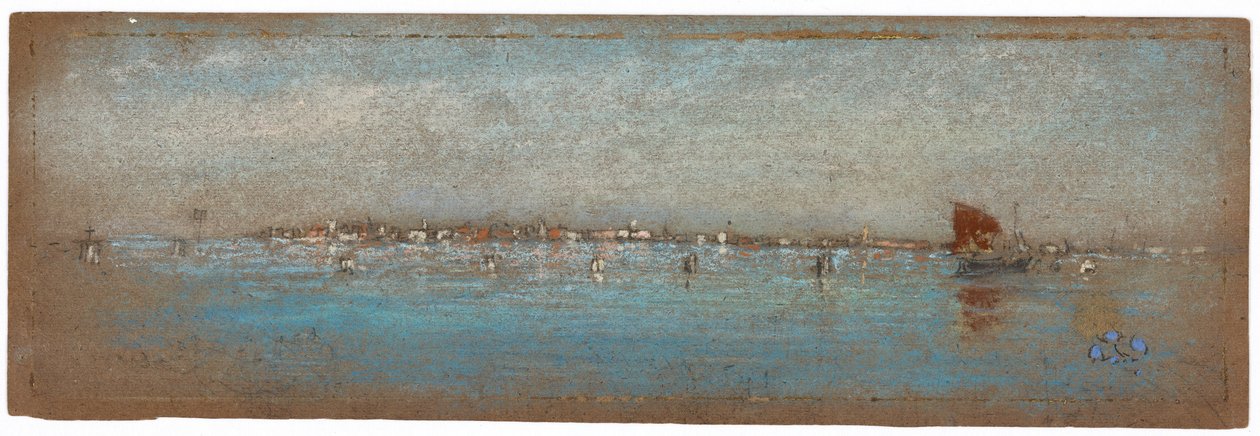 Blau und Silber - Die Inseln, Venedig, 1879-1880 von James Abbott McNeill Whistler