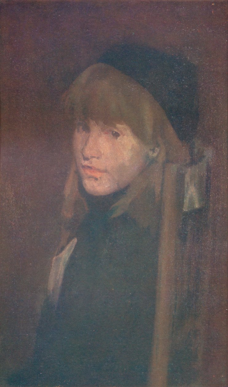 Braun und Gold, Lillie in unserer Gasse, 1896-1904 von James Abbott McNeill Whistler