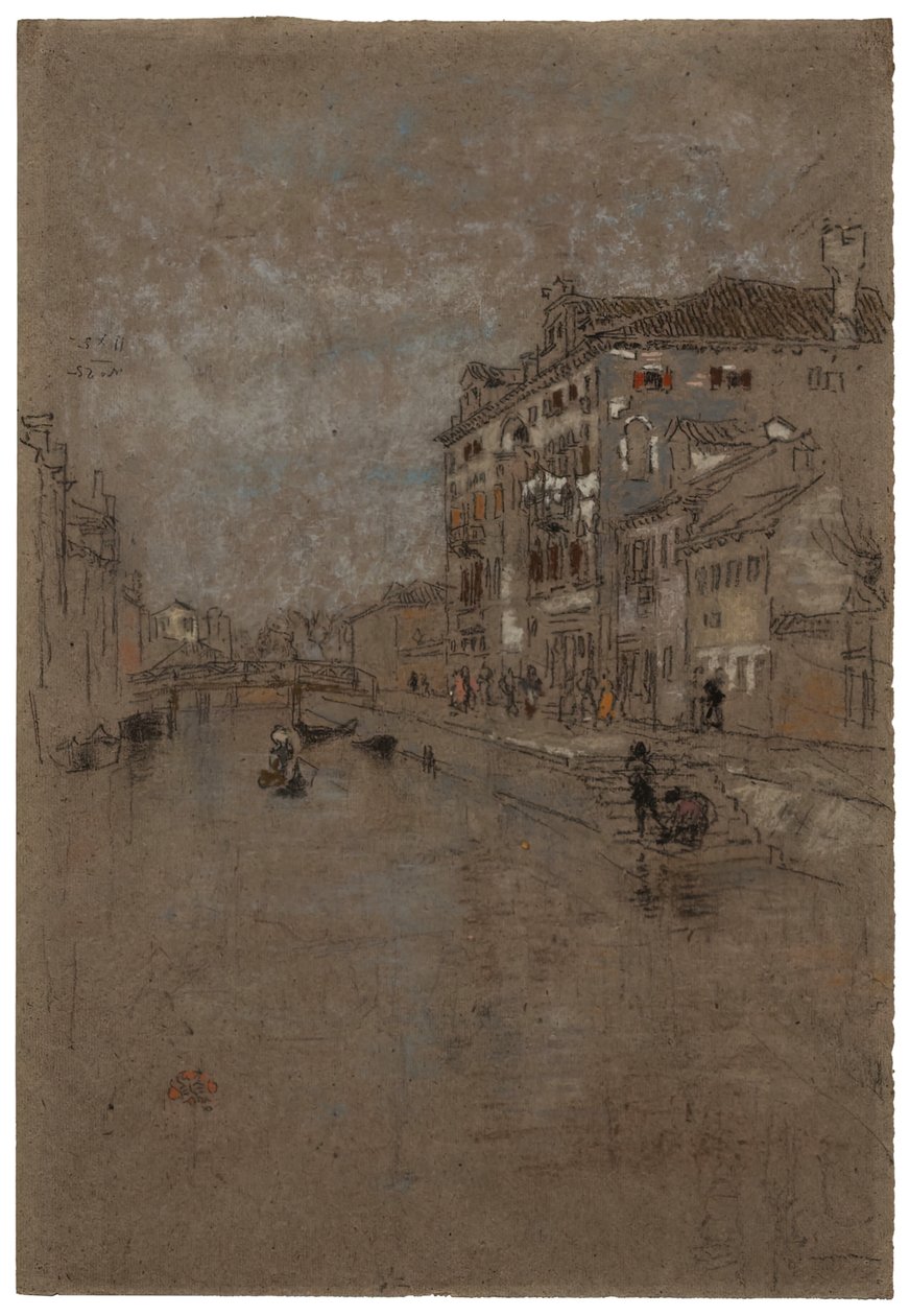 Kanal in Venedig, Tabaklagerhaus von James Abbott McNeill Whistler