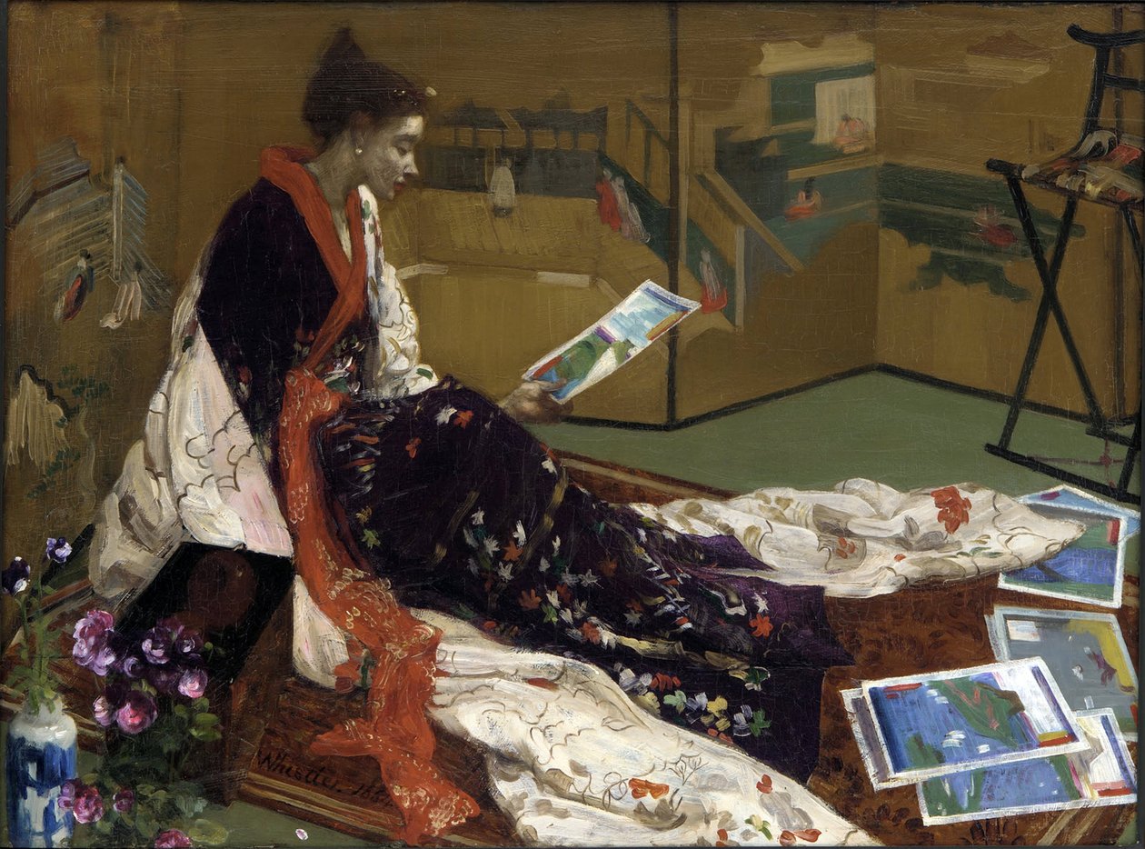 Caprice in Purpur und Gold: Der goldene Paravent von James Abbott McNeill Whistler