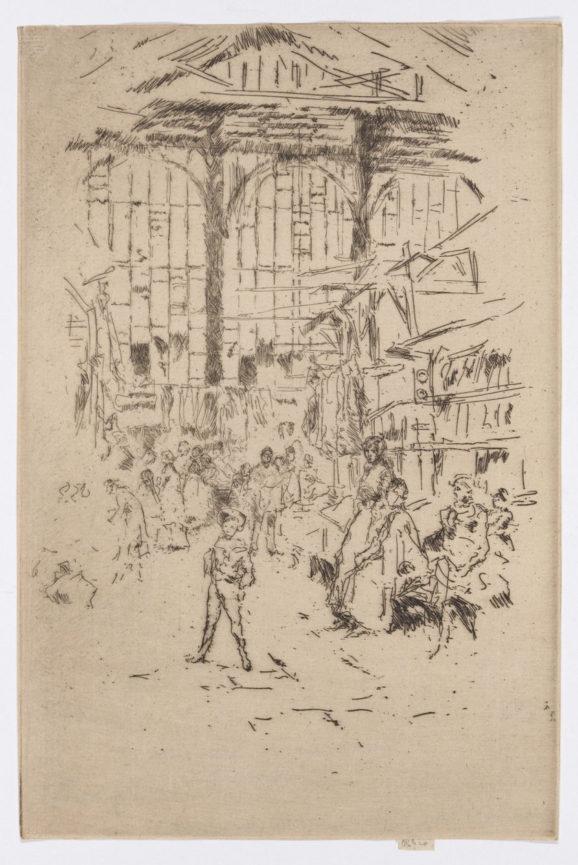 Kleiderbörse, Houndsditch, Nr. 2, ca. 1886-88 von James Abbott McNeill Whistler