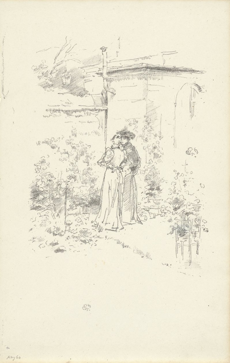 Vertrauen im Garten von James Abbott McNeill Whistler